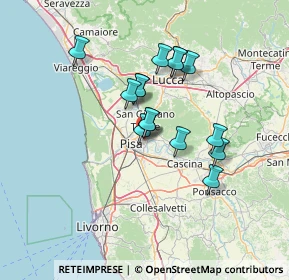 Mappa Via Provinciale Calcesana, 56017 Pisa PI, Italia (11.086)