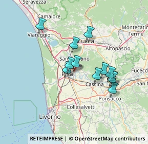 Mappa Via Provinciale Calcesana, 56017 Pisa PI, Italia (11.88583)