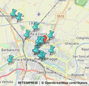 Mappa Via Cesare Studiati, 56127 Pisa PI, Italia (1.67429)