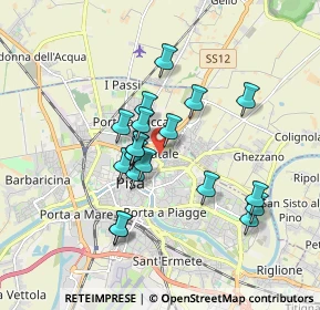 Mappa Via Cesare Studiati, 56127 Pisa PI, Italia (1.52895)