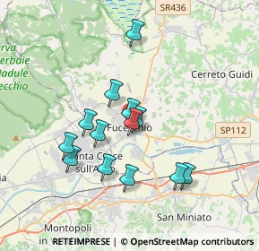 Mappa Piazza Lavagnini, 50054 Fucecchio FI, Italia (3.16308)