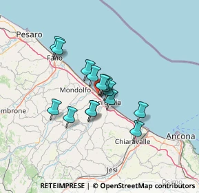 Mappa Via Guidi, 60019 Senigallia AN, Italia (9.37533)