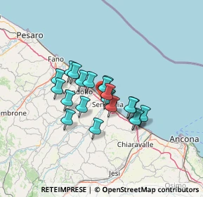 Mappa Via Guidi, 60019 Senigallia AN, Italia (9.652)