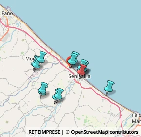 Mappa Via Guidi, 60019 Senigallia AN, Italia (5.69933)