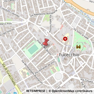 Mappa Via G. Giusti, 2, 50054 Fucecchio, Firenze (Toscana)
