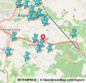 Mappa Autostrada A1 Napoli-Milano, 50012 Bagno A Ripoli FI, Italia (2.524)