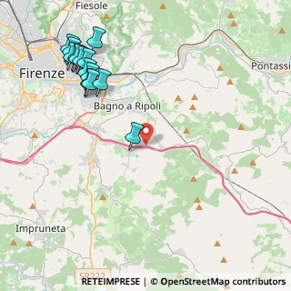 Mappa Autostrada A1 Napoli-Milano, 50012 Antella FI, Italia (5.385)