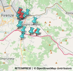 Mappa Autostrada A1 Napoli-Milano, 50012 Bagno A Ripoli FI, Italia (4.1475)