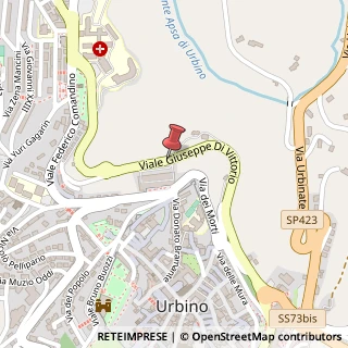 Mappa Via Giuseppe Giusti, 11, 61029 Urbino, Pesaro e Urbino (Marche)