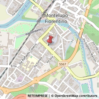 Mappa Piazza Dell'Unione Europea, 5/a, 50056 Montelupo Fiorentino, Firenze (Toscana)