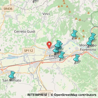 Mappa Via Guglielmo Marconi, 50059 Vinci FI, Italia (4.67545)