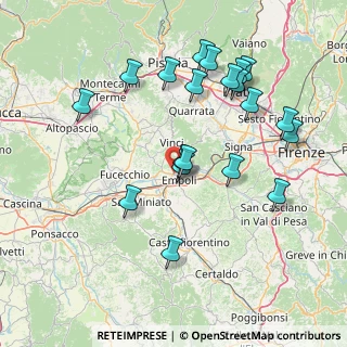 Mappa Via Guglielmo Marconi, 50059 Vinci FI, Italia (16.4375)