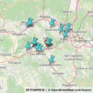 Mappa Via Guglielmo Marconi, 50059 Vinci FI, Italia (11.345)