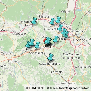 Mappa Via Guglielmo Marconi, 50059 Vinci FI, Italia (9.2725)