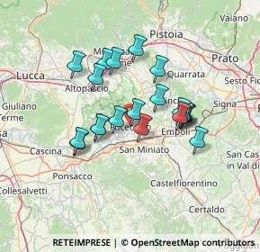 Mappa Via Ludovico Ariosto, 50054 Fucecchio FI, Italia (11.4415)