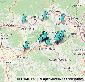 Mappa Via Ludovico Ariosto, 50054 Fucecchio FI, Italia (8.61158)