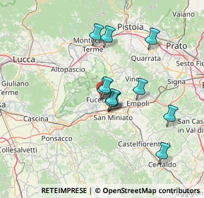 Mappa Via Ludovico Ariosto, 50054 Fucecchio FI, Italia (11.68909)