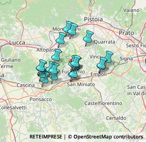 Mappa Via Ludovico Ariosto, 50054 Fucecchio FI, Italia (10.1435)
