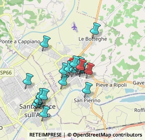 Mappa Via Ludovico Ariosto, 50054 Fucecchio FI, Italia (1.576)