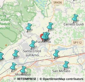 Mappa Via Ludovico Ariosto, 50054 Fucecchio FI, Italia (5.12467)