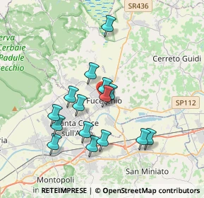 Mappa Via Ludovico Ariosto, 50054 Fucecchio FI, Italia (3.416)