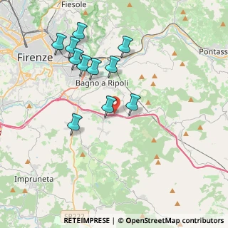 Mappa A1 km 305.600, 50012 Antella FI, Italia (3.85455)