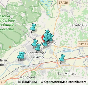 Mappa Via G.Pascoli, 50054 Fucecchio FI, Italia (2.45727)