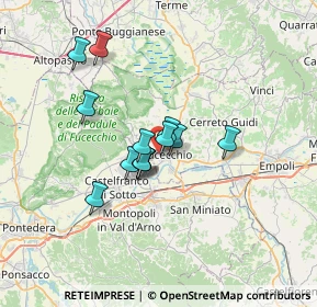 Mappa Via G.Pascoli, 50054 Fucecchio FI, Italia (5.03923)