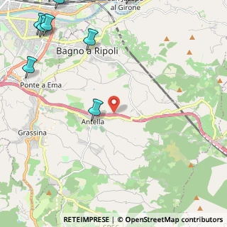 Mappa Autostrada del Sole, 50012 Antella FI, Italia (3.84273)