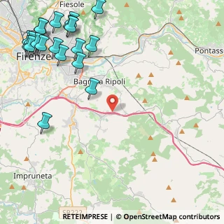 Mappa Autostrada del Sole, 50012 Antella FI, Italia (6.6405)