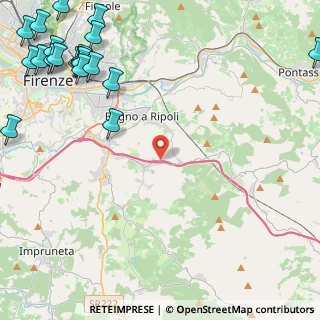 Mappa Autostrada del Sole, 50012 Antella FI, Italia (7.389)