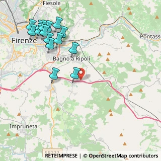Mappa Autostrada del Sole, 50012 Antella FI, Italia (5.23)