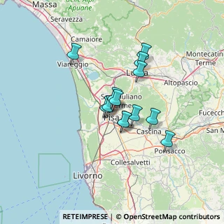 Mappa Via Armando Diaz, 56123 Pisa PI, Italia (9.74154)