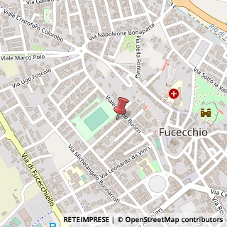 Mappa Via Giuseppe Giusti, 12, 50054 Fucecchio, Firenze (Toscana)