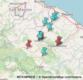 Mappa SP delle Cesane, 61029 Urbino PU, Italia (10.26583)