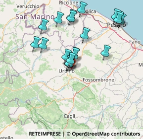 Mappa SP delle Cesane, 61029 Urbino PU, Italia (14.616)