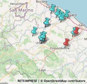 Mappa SP delle Cesane, 61029 Urbino PU, Italia (13.486)