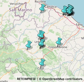 Mappa SP delle Cesane, 61029 Urbino PU, Italia (19.385)