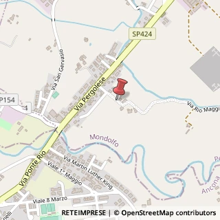 Mappa Via Rio Maggiore, 5, 61037 Mondolfo PU, Italia, 61037 Mondolfo, Pesaro e Urbino (Marche)