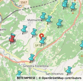 Mappa Via Maremmana, 50055 Lastra a Signa FI, Italia (3.074)
