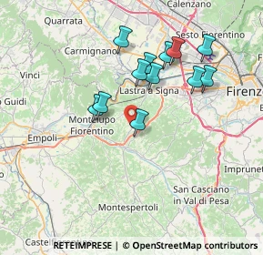 Mappa Via Maremmana, 50055 Lastra a Signa FI, Italia (6.73167)