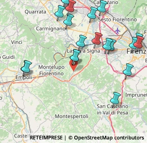 Mappa Via Maremmana, 50055 Lastra a Signa FI, Italia (10.0225)