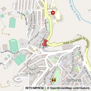 Mappa Via Tomassini Giocondo, 5, 61029 Urbino, Pesaro e Urbino (Marche)