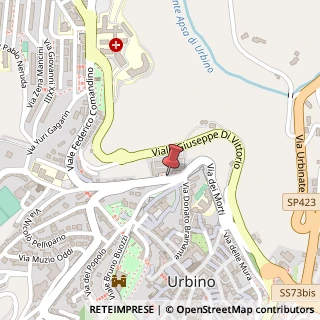 Mappa Viale Antonio Gramsci, 6, 61029 Urbino, Pesaro e Urbino (Marche)