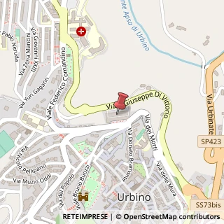 Mappa Viale Antonio Gramsci, 61029 Urbino PU, Italia, 61029 Urbino, Pesaro e Urbino (Marche)