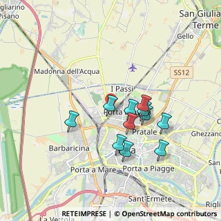 Mappa Via Guardistallo, 56123 Pisa PI, Italia (1.55364)
