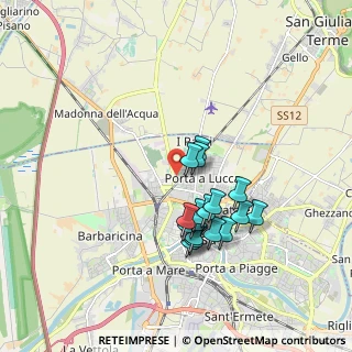 Mappa Via Piavola a Buti, 56123 Pisa PI, Italia (1.58412)