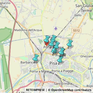 Mappa Via Piavola a Buti, 56123 Pisa PI, Italia (1.23636)