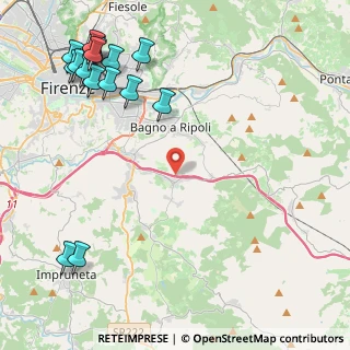 Mappa Via Romanelli, 50012 Antella FI, Italia (6.24765)
