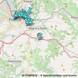 Mappa Via Romanelli, 50012 Antella FI, Italia (5.4)